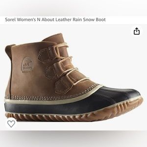 Sorel Women's N About Leather Rain Snow Boot